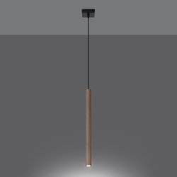 Lampa wisząca PASTELO 1 drewno