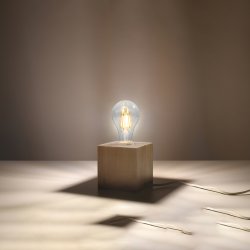 Lampa biurkowa ARIZ naturalne drewno