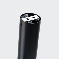 Plafon NERO 22,5 czarny/chrom