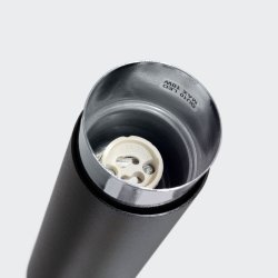 Plafon NERO 22,5 czarny/chrom