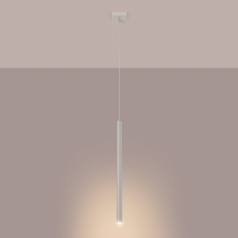 Lampa wisząca PASTELO 1 beżowa