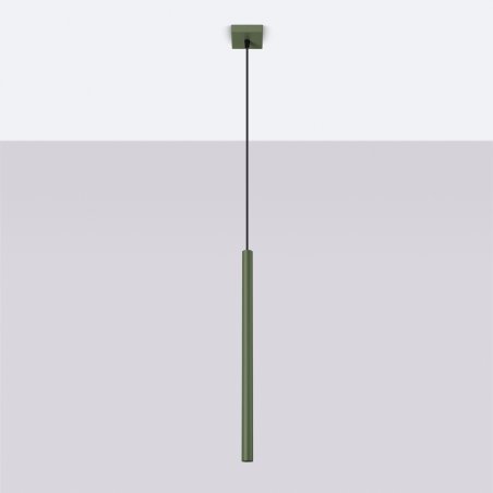 Lampa wisząca PASTELO 1 zielona oliwka