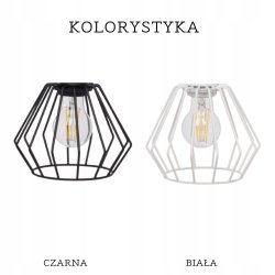 KLOSZ Z DRUTU DIAMENT BRYLANT DO LAMPY METALOWY