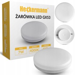 ŻARÓWKA LED GX53 7W 490LM BIAŁA NEUTRALNA 4000K