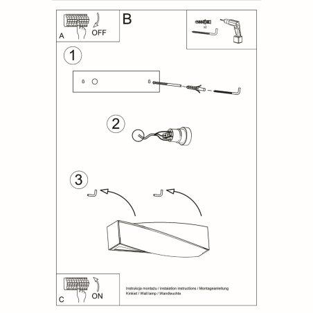 Kinkiet ceramiczny SIGMA MINI