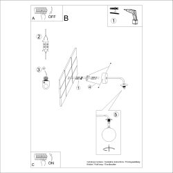 Kinkiet ASTRAL 1 biały