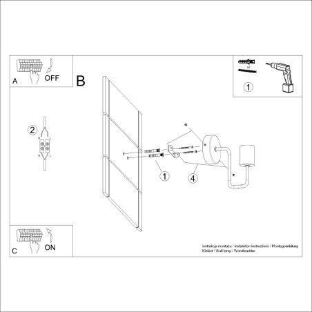 Kinkiet TIMBO biały
