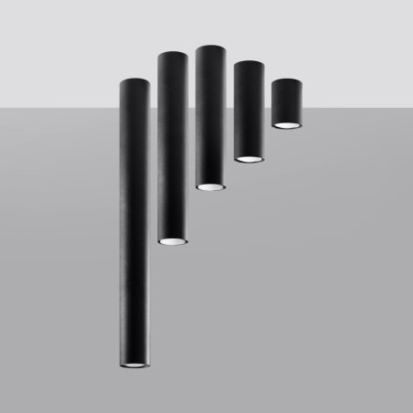 Plafon LAGOS 10 czarny