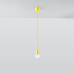 Lampa wisząca DIEGO 1 żółta