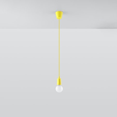 Lampa wisząca DIEGO 1 żółta