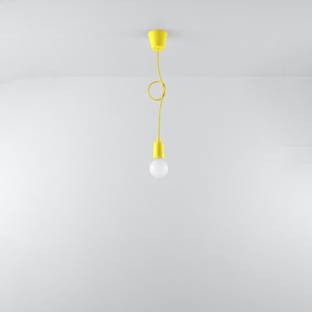 Lampa wisząca DIEGO 1 żółta