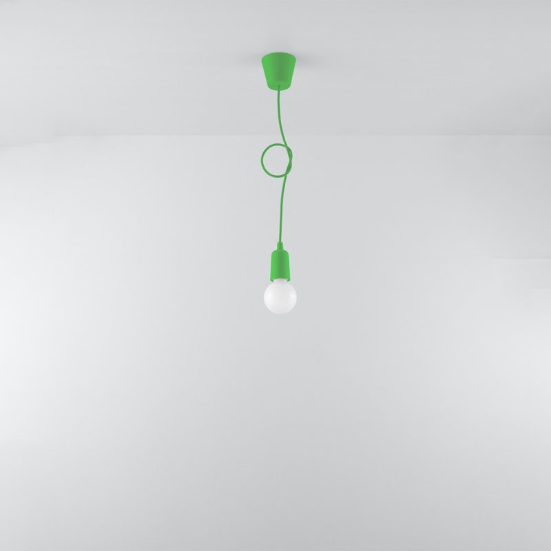 Lampa wisząca DIEGO 1 zielony