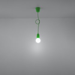 Lampa wisząca DIEGO 1 zielony
