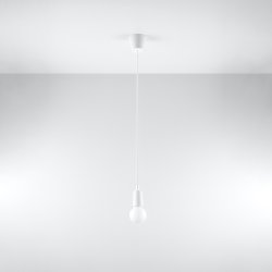 Lampa wisząca DIEGO 1 biała