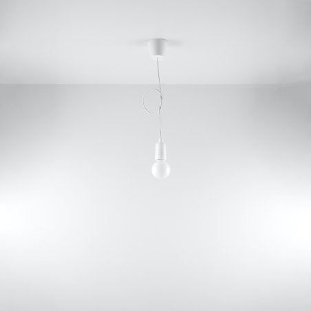 Lampa wisząca DIEGO 1 biała