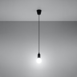 Lampa wisząca DIEGO 1 czarna