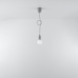 Lampa wisząca DIEGO 1 szara