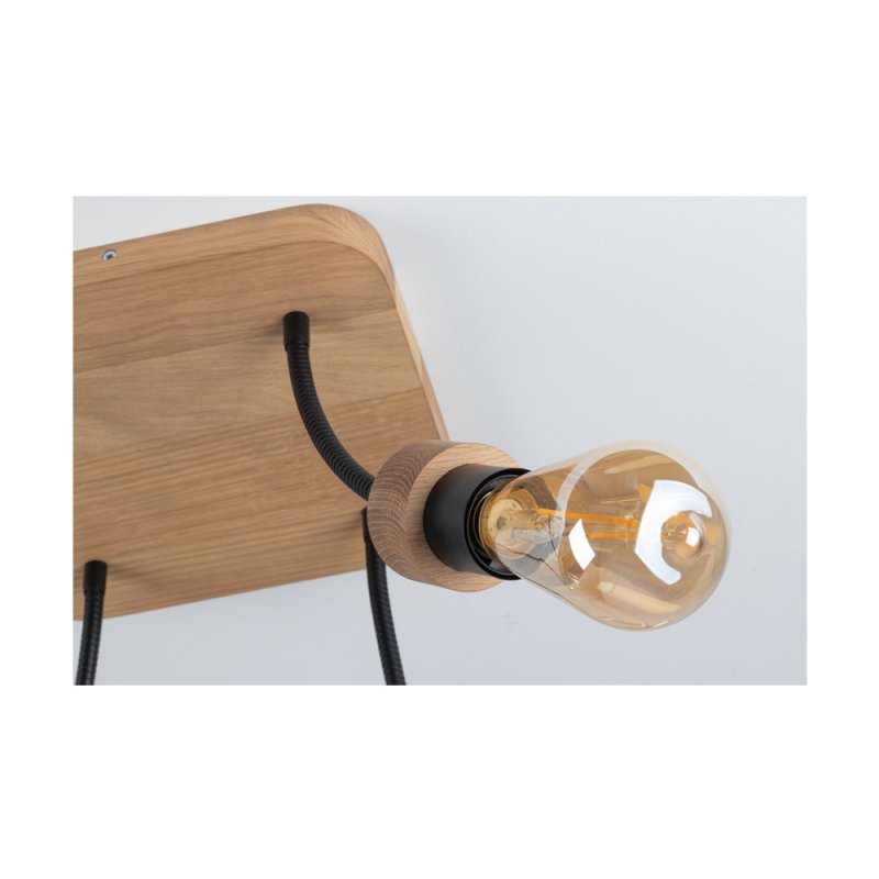 Allumer Lampa Sufitowa 4xE27 Max.25W Dąb Olejowany/Czarny