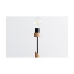 Solange Lampa Stołowa 1xE27 Max.60W Dąb Olejowany/Czarny