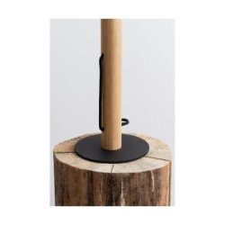 Solange Lampa Stołowa 1xE27 Max.60W Dąb Olejowany/Czarny