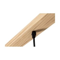 Clarte Wood Lampa Wisząca 3xE27 Max.60W Dąb Olejowany/Czarny