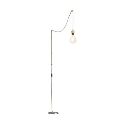 Clarte Wood Lampa Wisząca 1xE27 Max.60W Czarny/Dąb Olejowany/Czarny