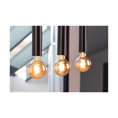 Barrel Lampa Wisząca 3xE27 Max.60W Czarny/Czarny/Czarny PVC