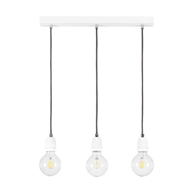 Porcia Lampa Wisząca 3xE27 Max.60W Biały/Antracyt