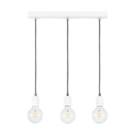 Porcia Lampa Wisząca 3xE27 Max.60W Biały/Antracyt