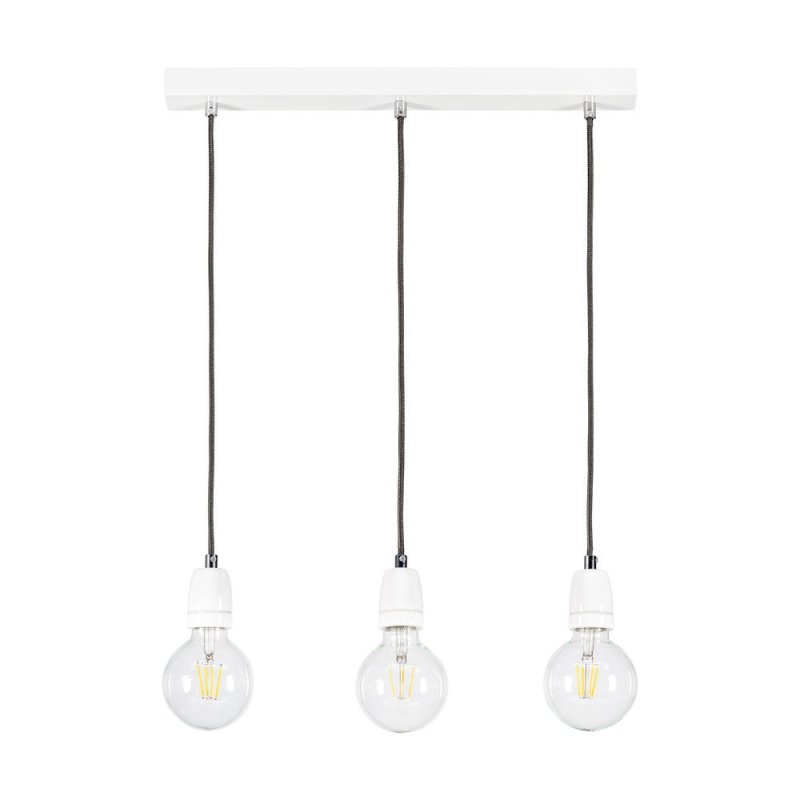 Porcia Lampa Wisząca 3xE27 Max.60W Biały/Antracyt