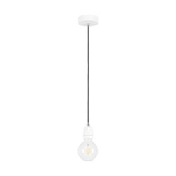 Porcia Lampa Wisząca 1xE27 Max.60W Biały/Antracyt