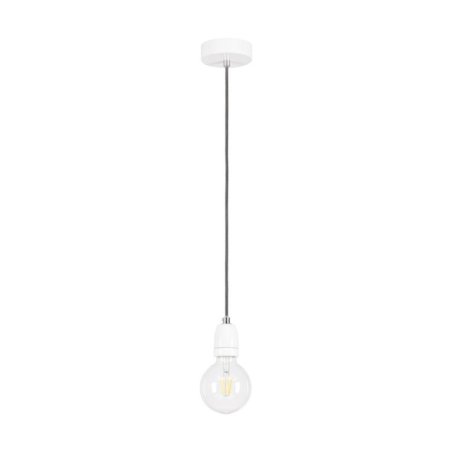 Porcia Lampa Wisząca 1xE27 Max.60W Biały/Antracyt