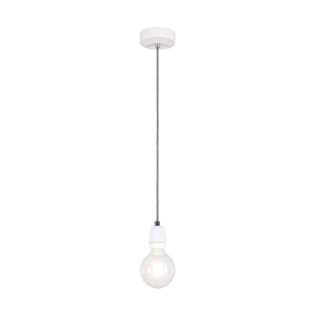Porcia Lampa Wisząca 1xE27 Max.60W Biały/Antracyt