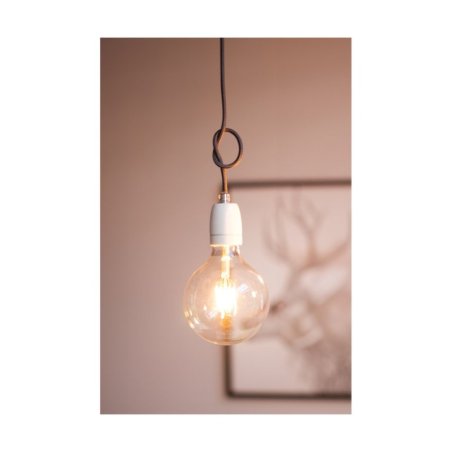 Porcia Lampa Wisząca 1xE27 Max.60W Biały/Antracyt