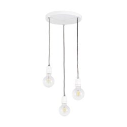 Porcia Lampa Wisząca 3xE27 Max.60W Biały/Antracyt