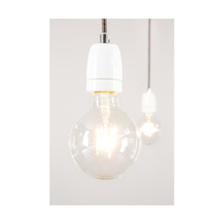 Porcia Lampa Wisząca 7xE27 Max.60W Biały/Antracyt