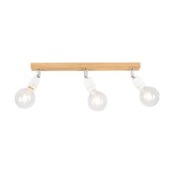 Porcia Wood Lampa Sufitowa 3xE27 Max.25W Dąb Olejowany/Biały