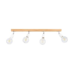 Porcia Wood Lampa Sufitowa 4xE27 Max.25W Dąb Olejowany/Biały
