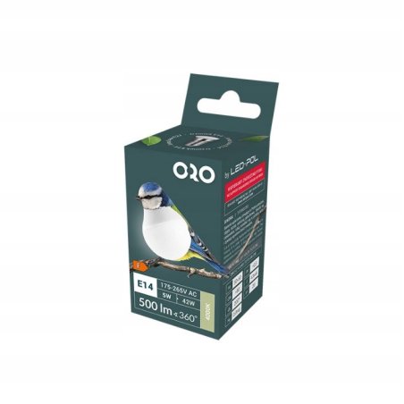 ŻARÓWKA LED E14 500LM 5W DW NEUTRALNE ŚWIATŁO