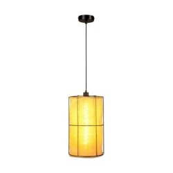 Marinero Lampa Wisząca 1xE27 Max.15W LED Czarny/Czarny Oplot/Czarny-Len