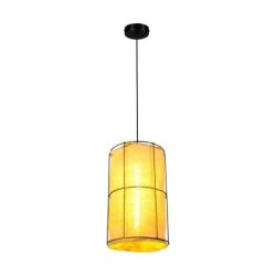 Marinero Lampa Wisząca 1xE27 Max.15W LED Czarny/Czarny Oplot/Czarny-Len