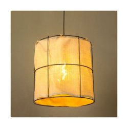 Marinero Lampa Wisząca 1xE27 Max.15W LED Czarny/Czarny Oplot/Czarny-Len