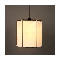 Marinero Lampa Wisząca 1xE27 Max.15W LED Czarny/Czarny Oplot/Czarny-Biały Len