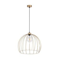 Coop Lampa Wisząca 1xE27 Max.60W Złoty/Czarny/Złoty