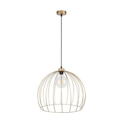 Coop Lampa Wisząca 1xE27 Max.60W Złoty/Czarny/Złoty