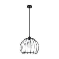 Coop Lampa Wisząca 1xE27 Max.60W Czarny/Czarny