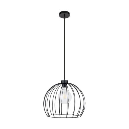 Coop Lampa Wisząca 1xE27 Max.60W Czarny/Czarny