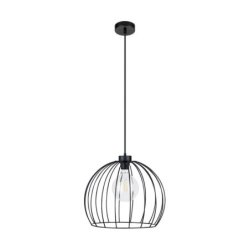 Coop Lampa Wisząca 1xE27 Max.60W Czarny/Czarny