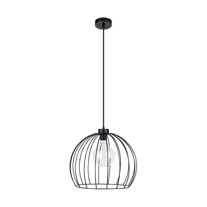 Coop Lampa Wisząca 1xE27 Max.60W Czarny/Czarny