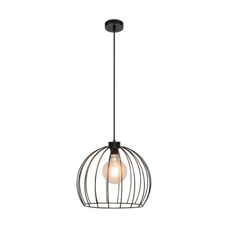 Coop Lampa Wisząca 1xE27 Max.60W Czarny/Czarny